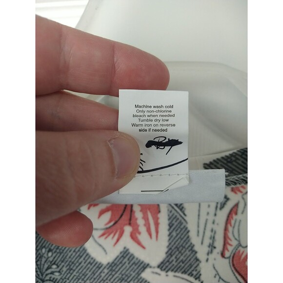 Serengeti Woman XL Blouse S/S Pullover Black White Red Classic Office - Picture 5 of 7